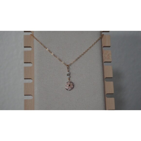 Hebrew Puka Shell Necklace - Picture 7 of 7